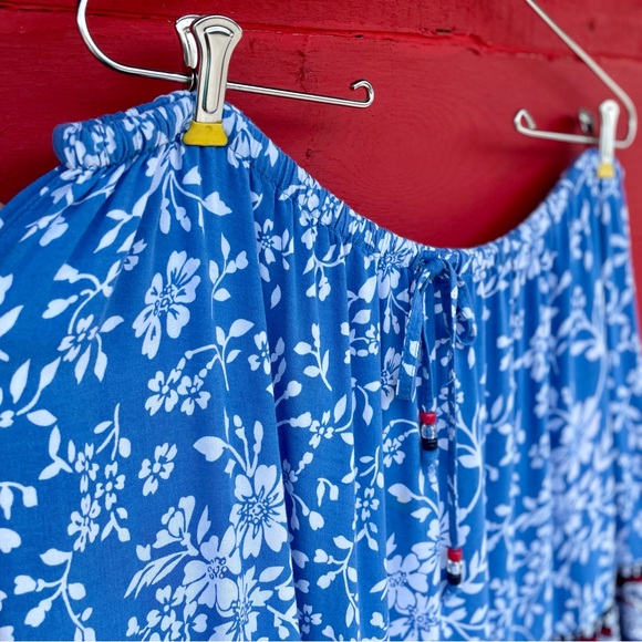 White stag tiered elastic waist with drawstring full skirt - Picture 4 of 7